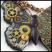 Steampunk Butterfly Necklace