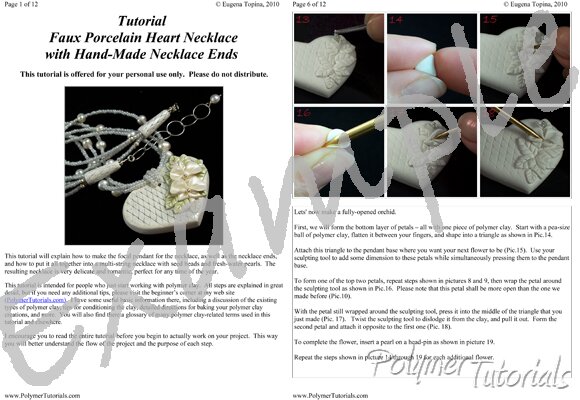 Image for Example Pages from Faux Porcelain Tutorial