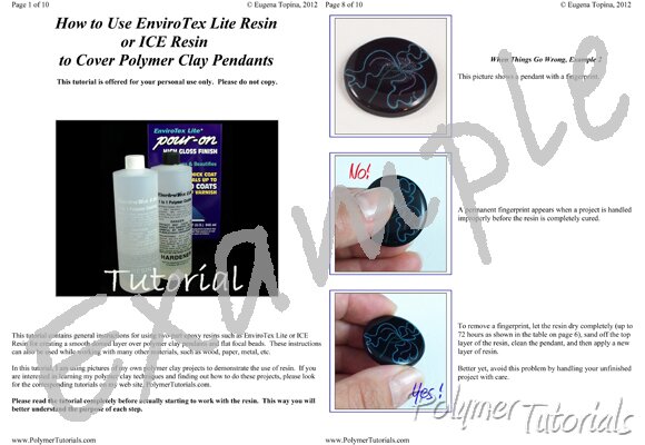 Image for Example Pages from How to Use EnviroTex Lite or ICE Resin Tutorial